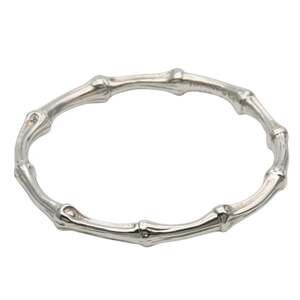 TIFFANY Silver Bamboo Charm Bracelet